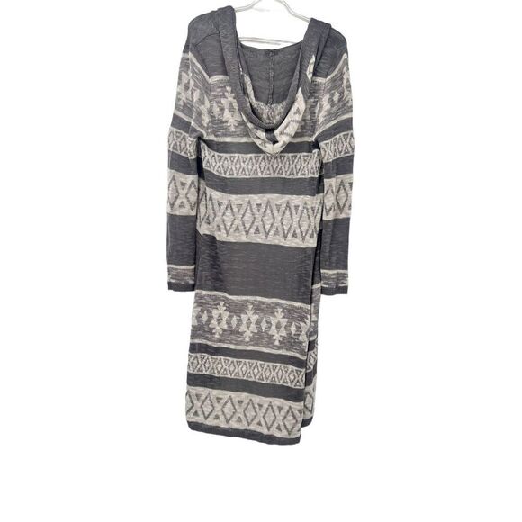 Hannah duster cardigan ￼grey and white - Picture 4 of 9